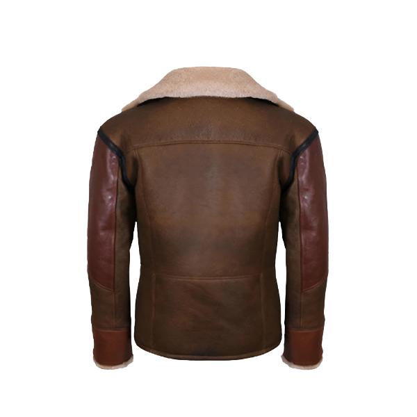 Men’s Aviator RAF B3 Leather Bomber Flying Jacket