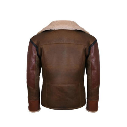 Men’s Aviator RAF B3 Leather Bomber Flying Jacket