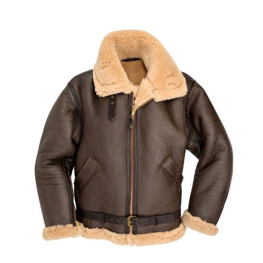 Men’s RAF Sheepskin B3 Bomber Jacket - Iconic Aviator Warmth