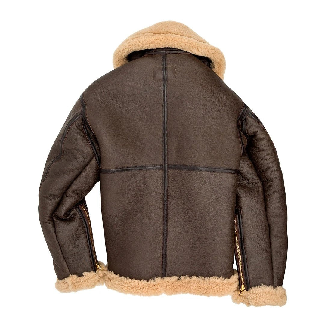 Men’s RAF Sheepskin B3 Bomber Jacket - Iconic Aviator Warmth