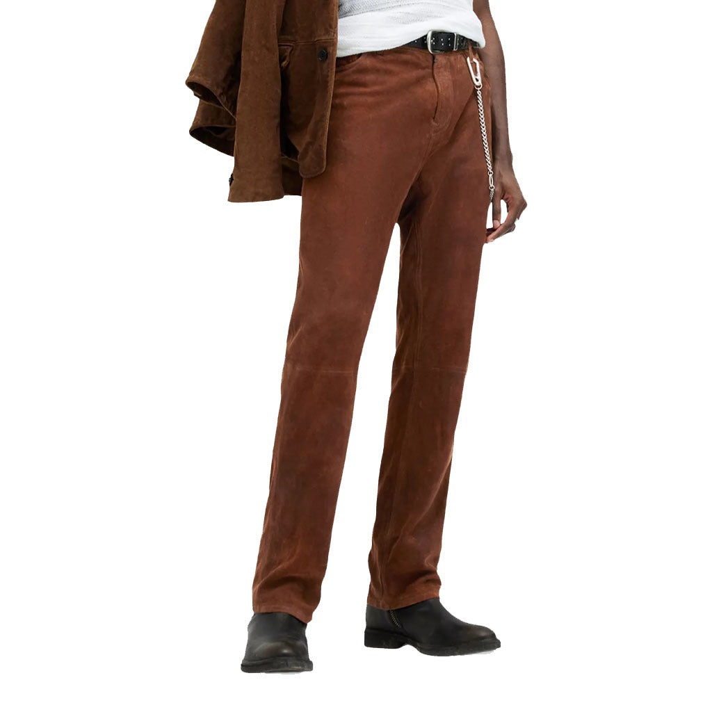  Straight Leg Men's Suit Trousers by Avanzar Leather