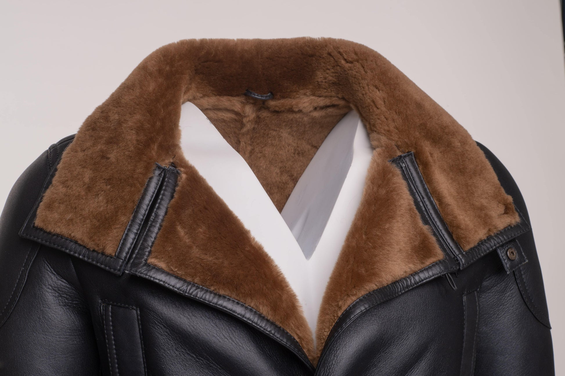 Real Shearling Coat Inspired by Ryan Gosling's Blade Runner 2049 Trench Coat