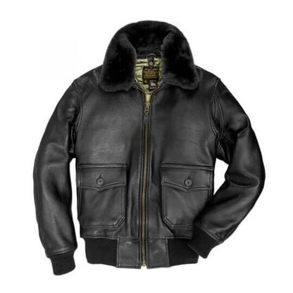 U.S. Navy Lambskin G-1 Shearling Flight Jacket