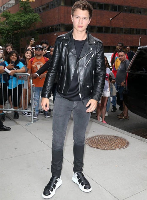 Ansel Elgort Leather Jacket  Avanzar Leather