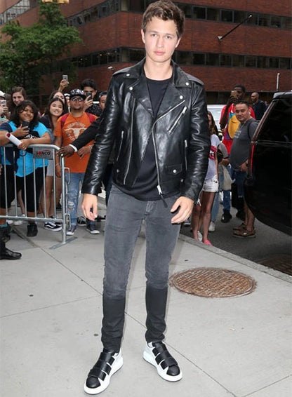 Ansel Elgort Leather Jacket  Avanzar Leather