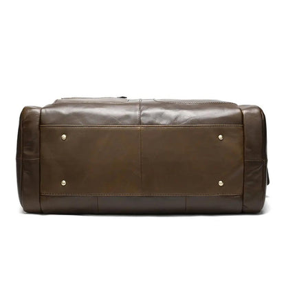 Caper Leather Weekender Bag – Stylish and Functional Travel Companion