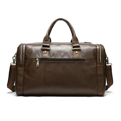 Caper Leather Weekender Bag – Stylish and Functional Travel Companion