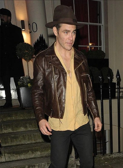 Chris Pine Leather Jacket  Avanzar Leather