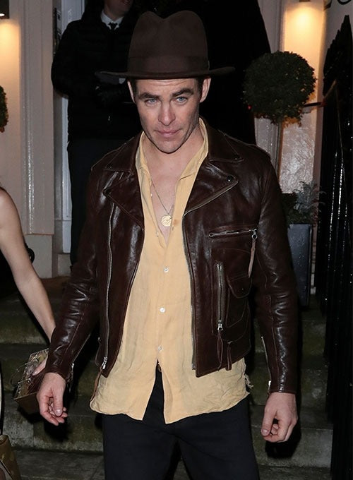 Chris Pine Leather Jacket  Avanzar Leather