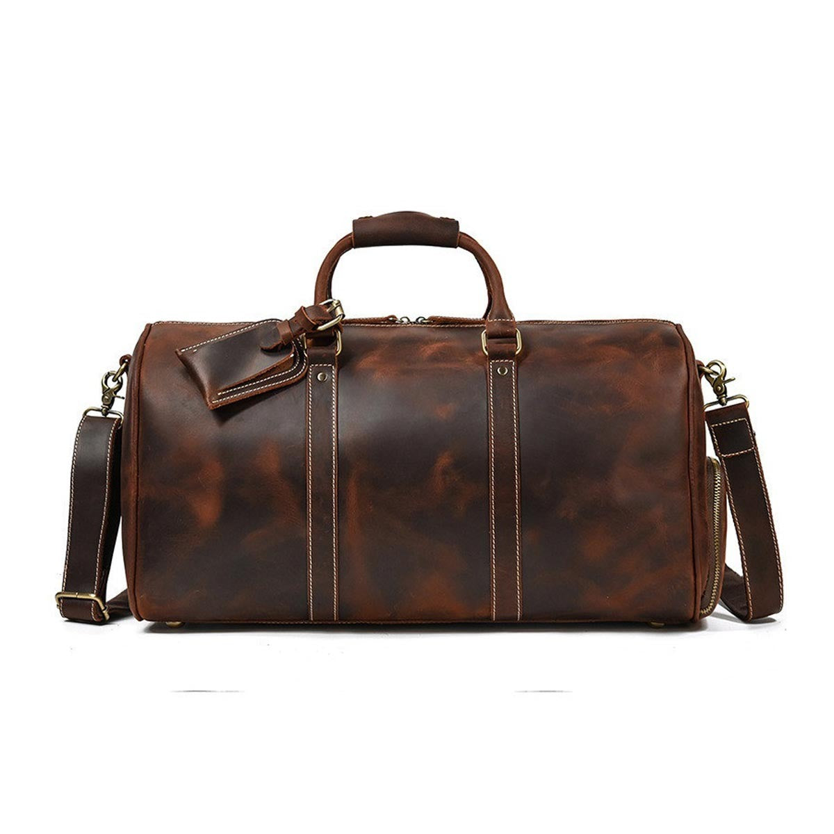 Wanderlust Crazy Horse Duffle Bag – Rugged Elegance for Adventurous Journeys