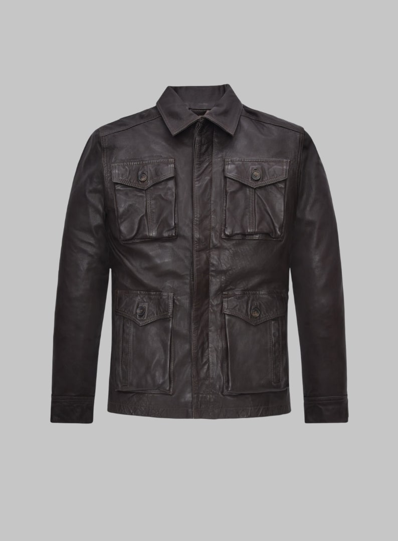 Dean Winchester Supernatural Season 7 Leather Jacket – Dark Brown Napa Sheepskin