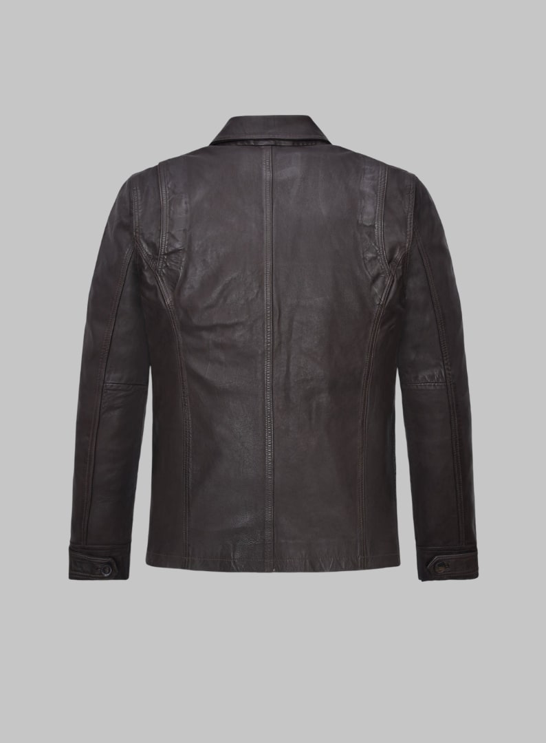 Dean Winchester Supernatural Season 7 Leather Jacket – Dark Brown Napa Sheepskin
