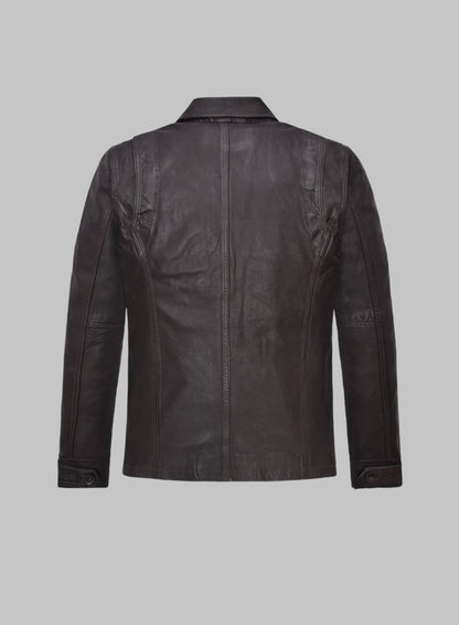 Dean Winchester Supernatural Season 7 Leather Jacket – Dark Brown Napa Sheepskin