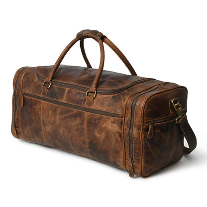 Voyager Diablos Leather Weekender Bag – Bold Style for Adventurous Travelers