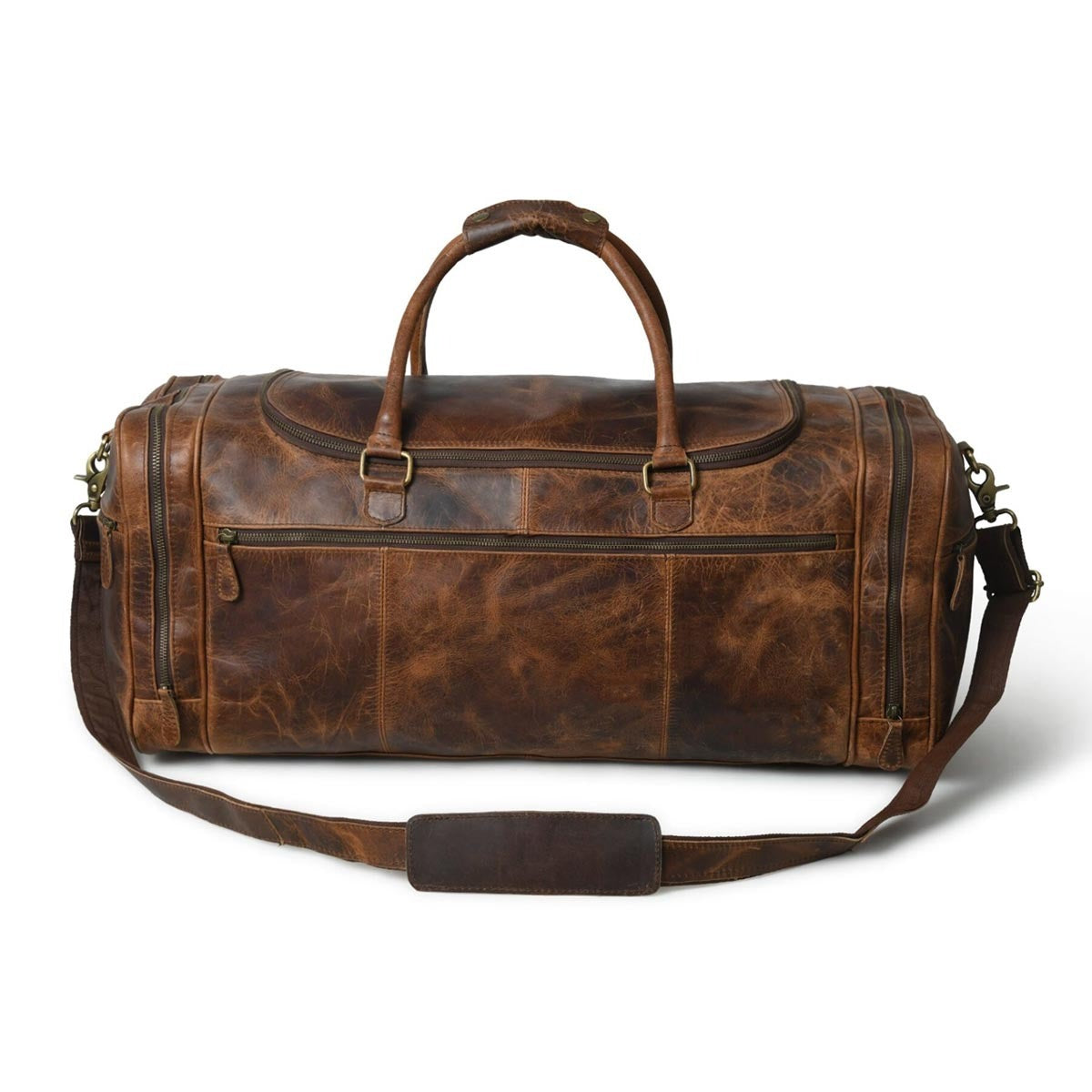 Voyager Diablos Leather Weekender Bag – Bold Style for Adventurous Travelers