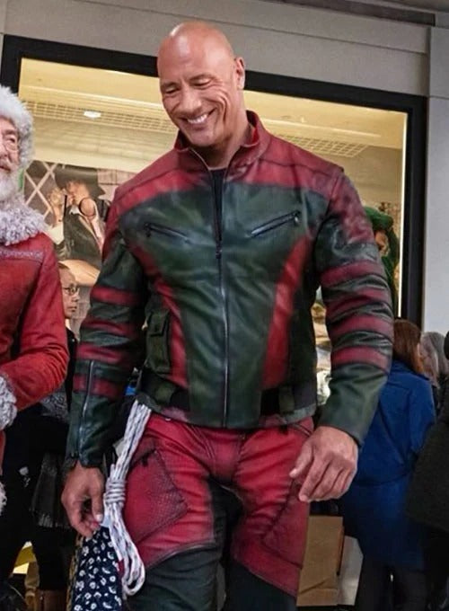 Dwayne Johnson Red One Leather Jacket  Avanzar Leather