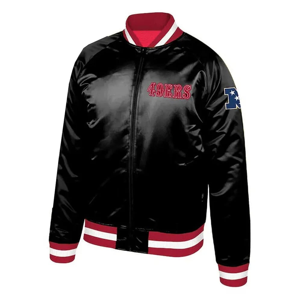 Faithful to the Bay San Francisco 49ers Satin Bomber Jacket