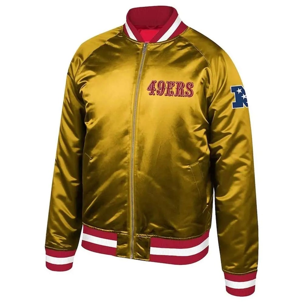 Faithful to the Bay San Francisco 49ers Satin Bomber Jacket