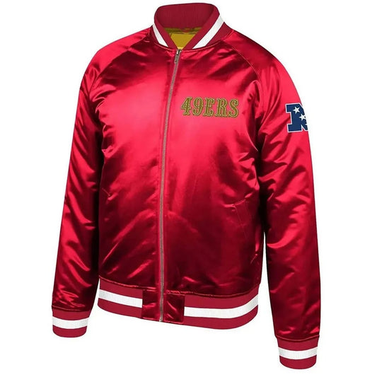 Faithful to the Bay San Francisco 49ers Satin Bomber Jacket
