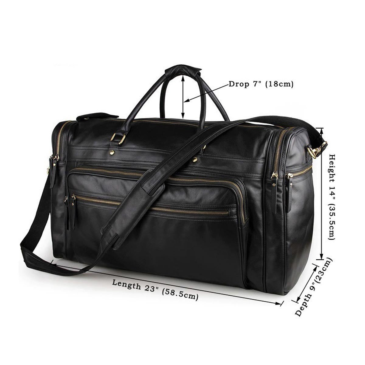 Heritage Craft Leather Overnighter – Timeless Elegance for Short Trips