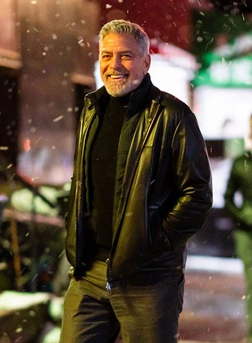 George Clooney Leather Jacket  Avanzar Leather