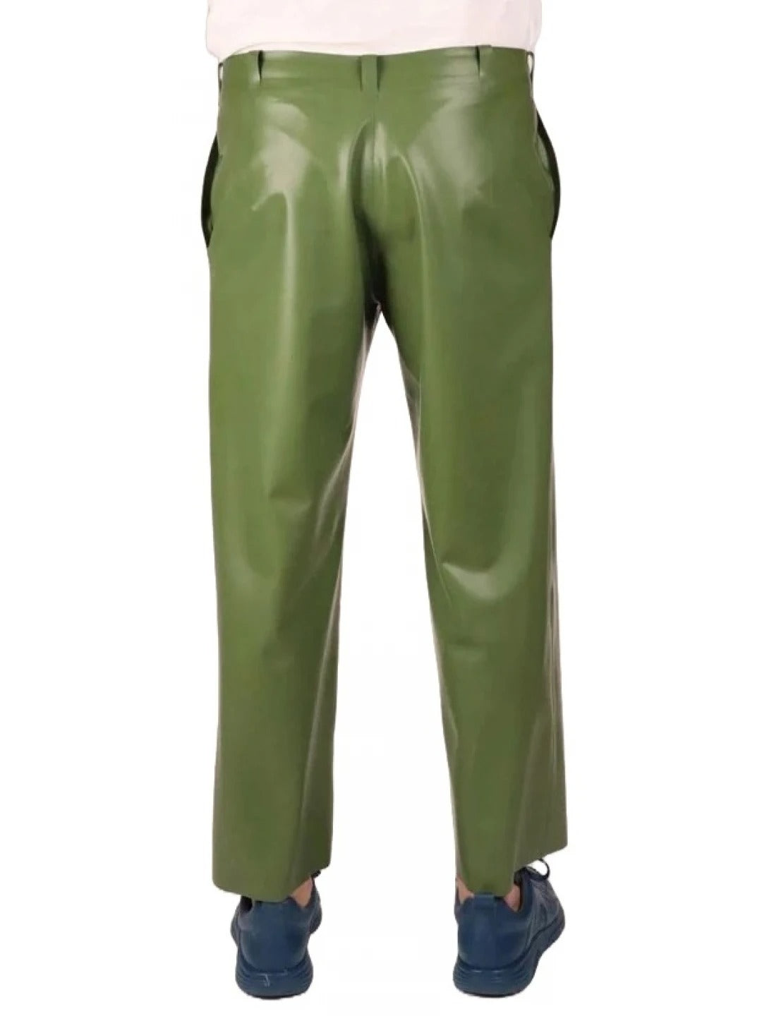 Green Leather Trouser for Men by Avanzar Leather