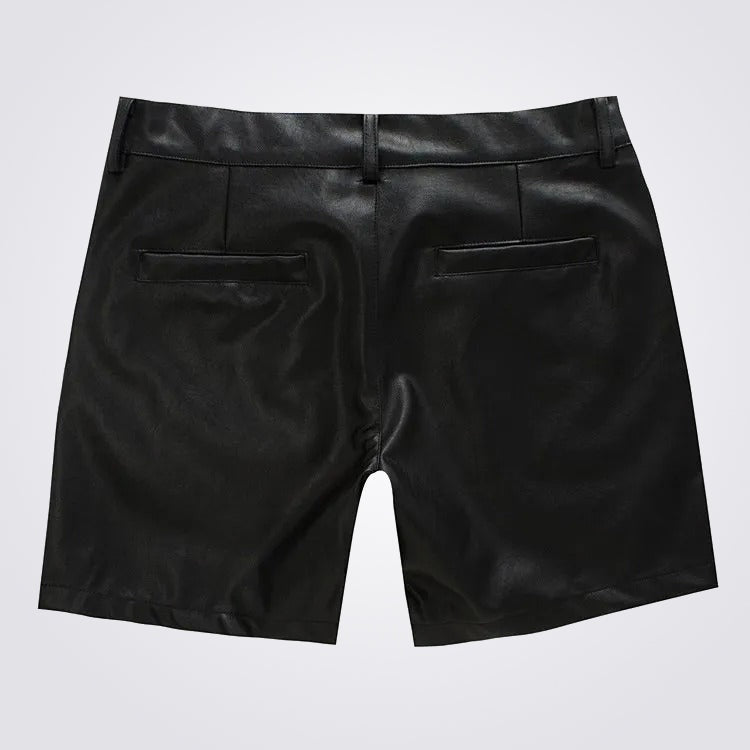 Men’s Black Leather Hot Shorts – Avanzar Leather