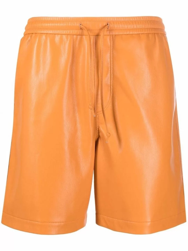 Men’s Orange Leather Sports Boxer Shorts – Avanzar Leather