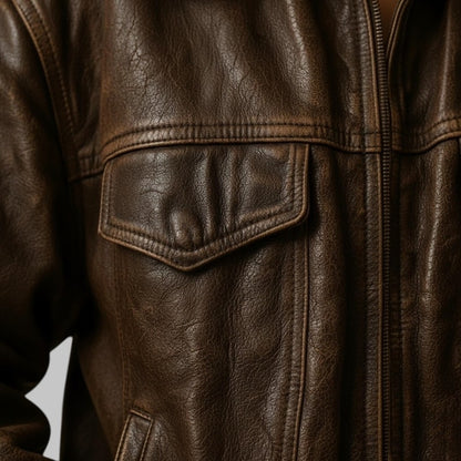 Women Vintage Leather Bomber Jacket – Handmade Classic Pure Leather Design