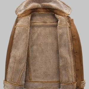 Men’s Insulated Faux Leather Coat Warm Winter Outerwear Stylish Vegan Leather Jacket