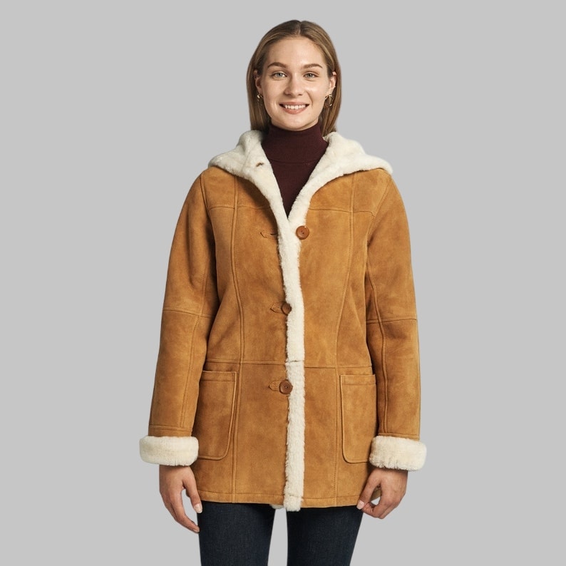 Celeste Shearling Coat for Women