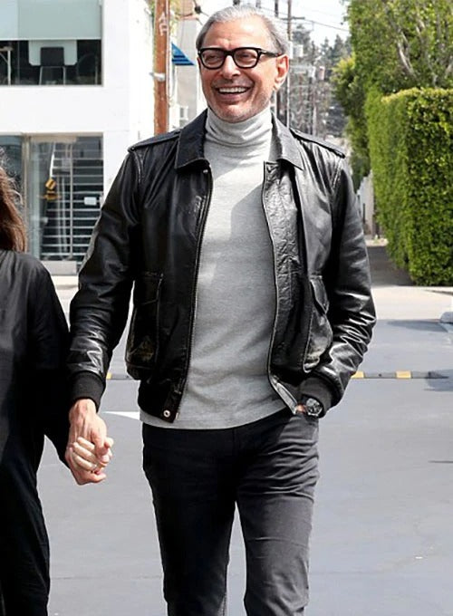 Jeff Goldblum Leather Jacket  Avanzar Leather