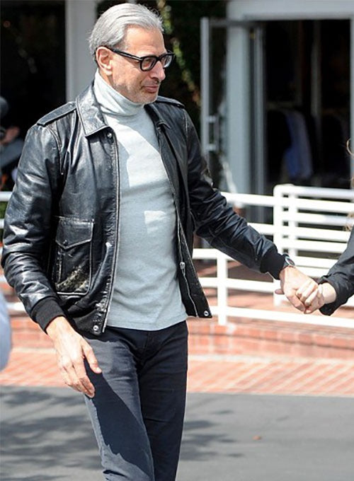 Jeff Goldblum Leather Jacket  Avanzar Leather