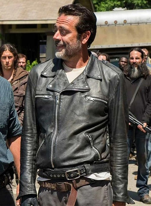 Jeffrey Morgan The Walking Dead Leather Jacket - Avanzar Leather