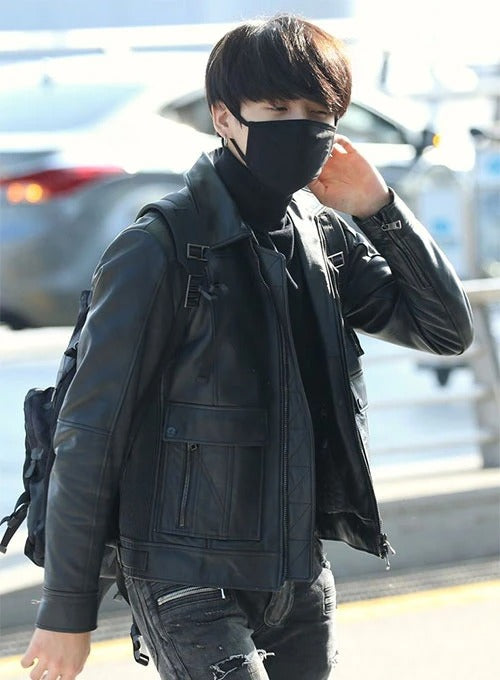 Jungkook Leather Jacket #1  Avanzar Leather