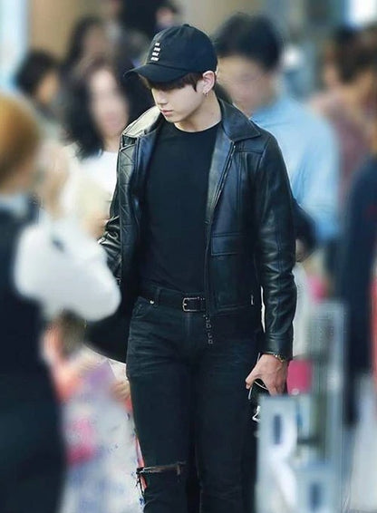 Jungkook Leather Jacket #1  Avanzar Leather