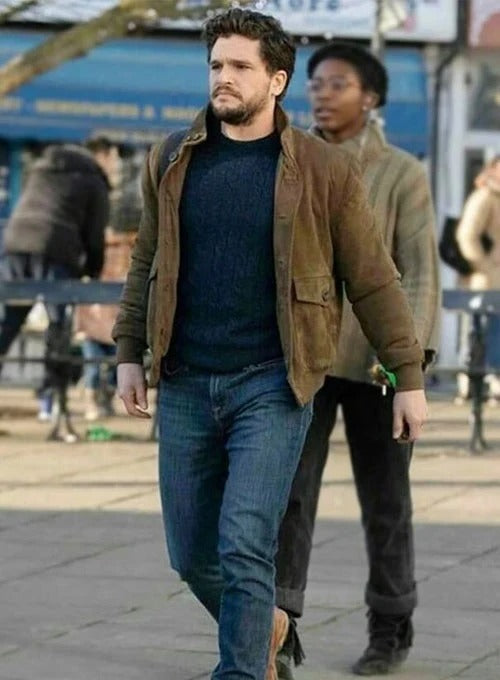 Kit Harington Eternals Leather Jacket  Avanzar Leather