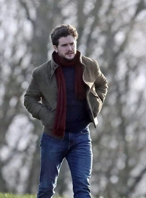 Kit Harington Eternals Leather Jacket  Avanzar Leather