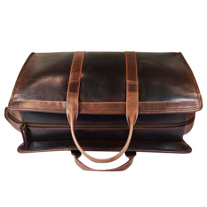 AtlasCraft Leather Travel Bag – Stylish and Durable Companion for Every Journey