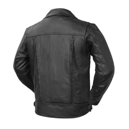 Men’s Black Rider Leather Moto Jacket