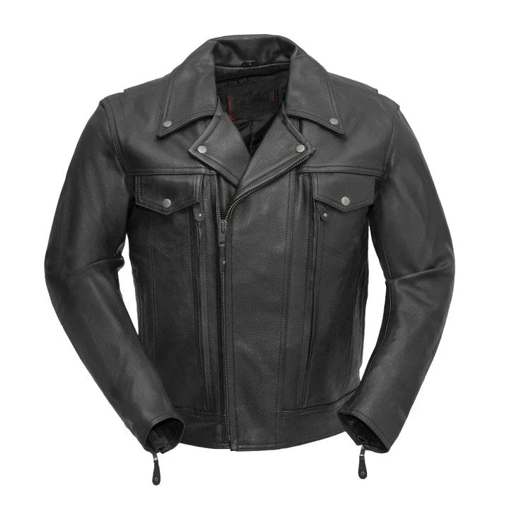 Men’s Black Rider Leather Moto Jacket