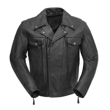 Men’s Black Rider Leather Moto Jacket