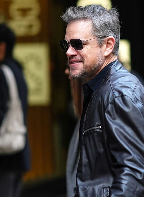 Matt Damon Leather Jacket  Avanzar Leather