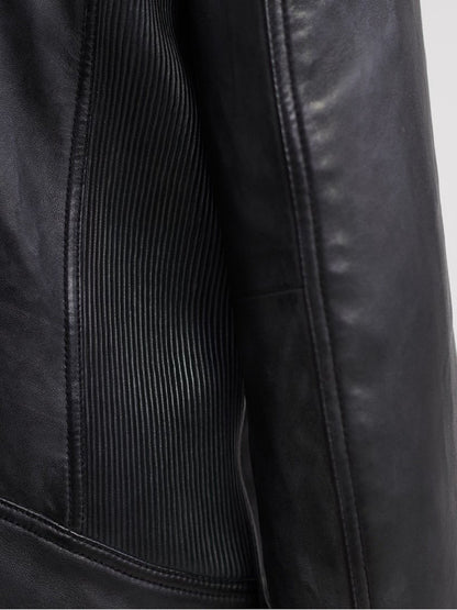 Men’s Black Leather Jacket by Avanzar