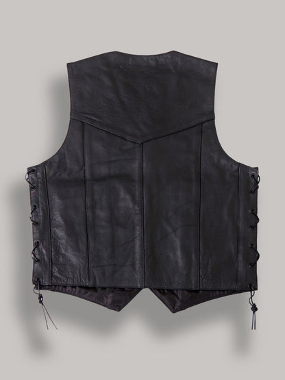 Men's Cowhide Leather Vest