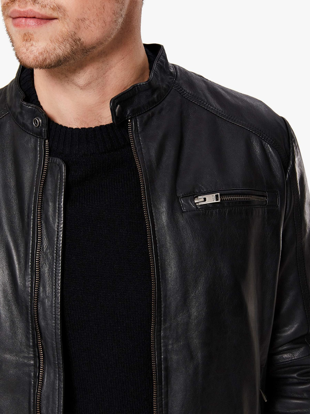 Majestic Black Jacket for Men by Avanzar