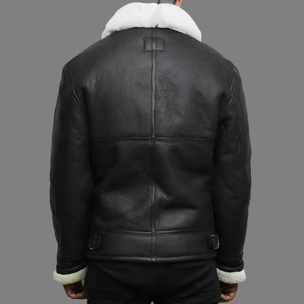 Men's Aviator RAF B3 shearling sheepskin Flying Bomber jacket