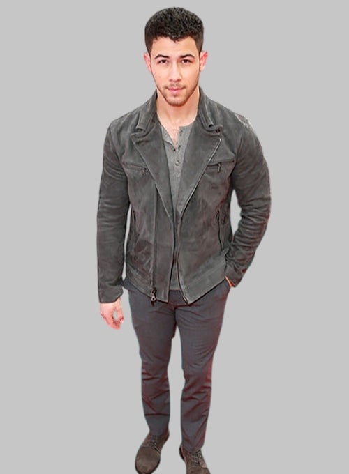 Nick Jonas Leather Jacket – 100% Pure Napa Leather Replica
