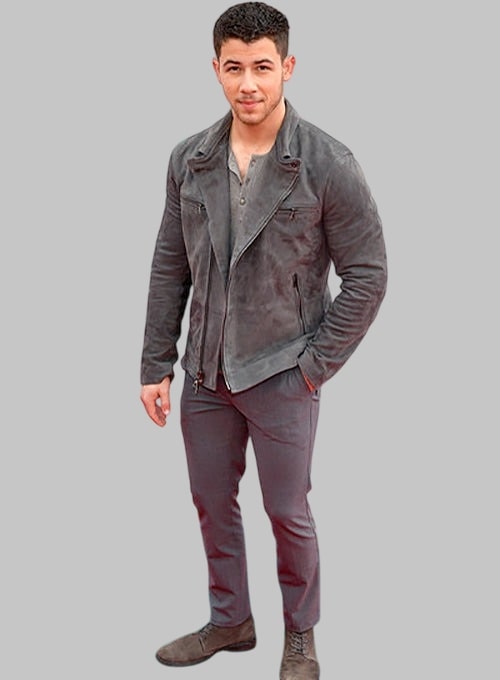Nick Jonas Leather Jacket – 100% Pure Napa Leather Replica