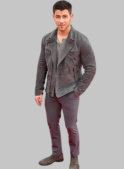 Nick Jonas Leather Jacket – 100% Pure Napa Leather Replica